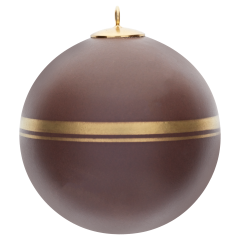 Ball, Coloured gold, Ø 5 cm