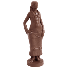 Girl Standing, Böttger Stoneware, H 35 cm