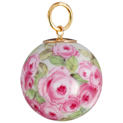 Pendant "Boule" Rose garden, Ø 2,1 cm