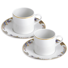 Espresso set, 2-pcs, Noble Blue, Shape "No 41"