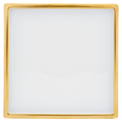 Platter, Shape "MEISSEN® Cosmopolitan", Gold, 17 x 17 cm
