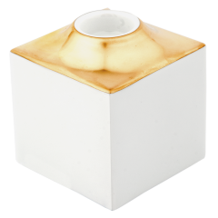 Candlestick, small, Shape "MEISSEN® Cosmopolitan", Gold, H 6 cm