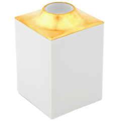 Candlestick, medium, Shape "MEISSEN® Cosmopolitan", Gold, H 8,5 cm