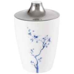 Vase, Shape "MEISSEN® Cosmopolitan", Blue Orchid Platinum, H 11 cm