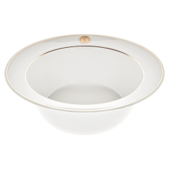 Bowl, medium, Shape "No 41", Swords Luxury Gold, swords medallion, gold rim, Ø 20,5 cm