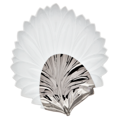 Pineapple leaf, platinum Dot, L 24 cm