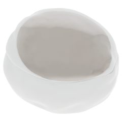 Box Lemon, platinum Dot, L 7,5 cm