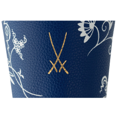 Cuff for coffee to go mug large, "Blue Onion", blue1