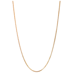 Chain Pearl Collection, 750 rose gold, WITHOUT pendant, length 45 cm, variable eylet at 42 cm,