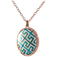 Pendant "Royal Palace" Green/Gold