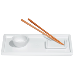 Sushi set, 4-pcs for 1 person, Cosmopolitan, white