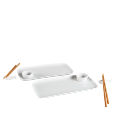 Sushi set 3, 10-pcs for 2 person, Nova, Cosmopolitan, white