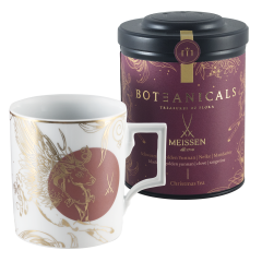 Christmas tea set, 2-pcs, BOTEANICALS Christmas tea 100g, Mug, "MEISSEN Christmas Peryton"