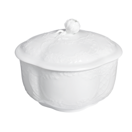 Sugar Bowl, Shape "New Marseilles", white, H 11 cm