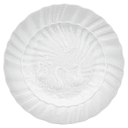 Starter- and Dessert Plate, Shape "Swan Service", white, Ø 20 cm