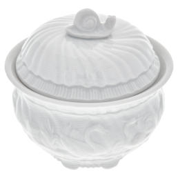 Sugar Bowl, Shape "Swan Service", white, Ć 10,5 cm