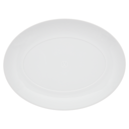 Platter, oval, Shape "MEISSEN® Cosmopolitan", white, L 32 cm