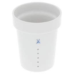 Tea strainer, Shape "No 41", white, Ø 8 cm