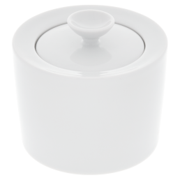 Sugar Bowl, Shape "No 41", white, H 7,5 cm