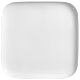 Dinner Plate, large, Shape "nova", white, 30 x 30 cm