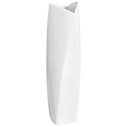 Vase, white, H 29 cm