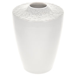 Vase, Royal Blossom, white, H 16,5 cm