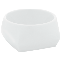 Candlestick, "Antarctica", pillar candle, high, white, 9,5 x 9,5 cm