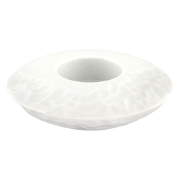 Tealight holder, hand axe series, white, Ø 10,5 cm