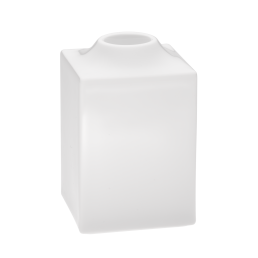 Candlestick, medium, Shape "MEISSEN® Cosmopolitan", white, H 8,5 cm