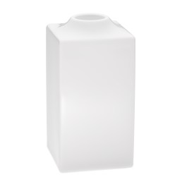 Candlestick, large, Shape "MEISSEN® Cosmopolitan", white, H 11 cm