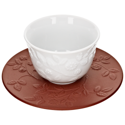 Tea bowl & saucer, white, V 0,05 l