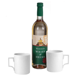 Mulled wine set, 3-pcs, Wackerbarths Weiß & Heiß, Mug, Shape "Berlin", Shape "Berlin"