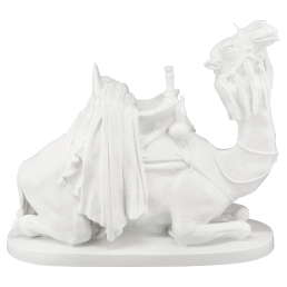 Ride camel lying, white, L 52 cm