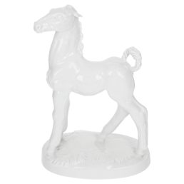 Horse Foal, white, H 19 cm