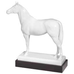 Horse Grande, white, H 28 cm