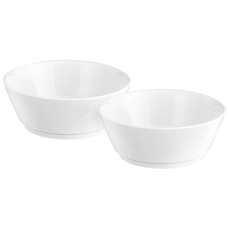 Dessert bowl set, 2-pcs, Shape "Vitruv Graphic", white