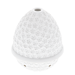 Table light, Royal Blossom, Shape "No 41", white, bisque, H 11 cm