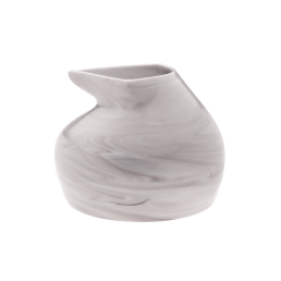 Vase, "Antarctica", marbled light grey, H 11 cm
