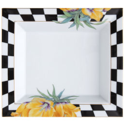 Vide-Poche, large, "The MEISSEN Vide-Poche Collection", "Chess Flowers", 21 x 18,5 cm