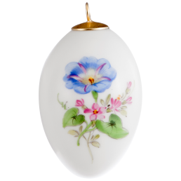 Easter egg, Vintage Flowerpainting 2, Morning Glory, H 4,5 cm