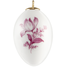 Easter egg, Vintage purple, tulip, H 4,5 cm