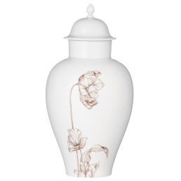 Vase with "Sepia Tulip", H 24,5 cm