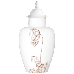 Vase with "Sepia Tulip", H 33 cm