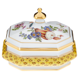 Box "Fruit and flower painting", H 9,2 cm