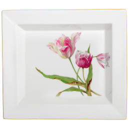 Dish, Tulips, 21 x 18,5 cm