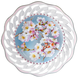 Wall plate, Cherry Blossoms, Lim. 25, Ø 26 cm