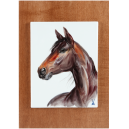Wall plaque, My pet, motif horse's head, 30 x 21 cm