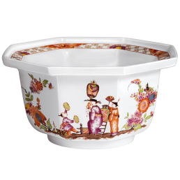 Dish, Chinoiserien after Stadler, oriental flowers, Limited Masterpieces, Ø 16,5 cm