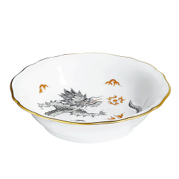 Bowl, Shape "New Cutout", Ming dragon, black, Ø 14,5 cm