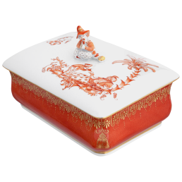 Box, Seated Chinese man, 15 x 10 cm